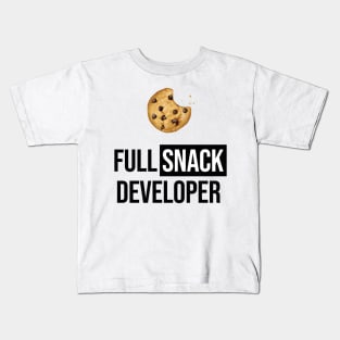 Full Snack Developer - Cookie Kids T-Shirt